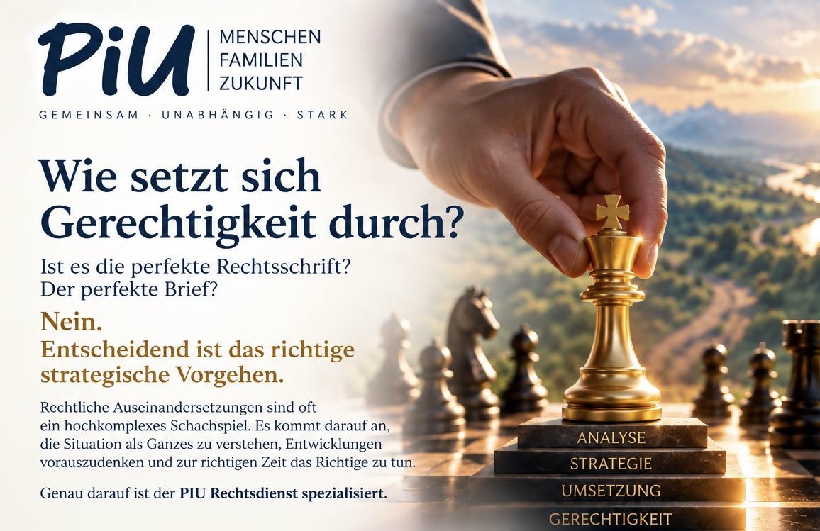 PIU Rechtsdienst – strategisches Vorgehen für rechtliche Auseinandersetzungen